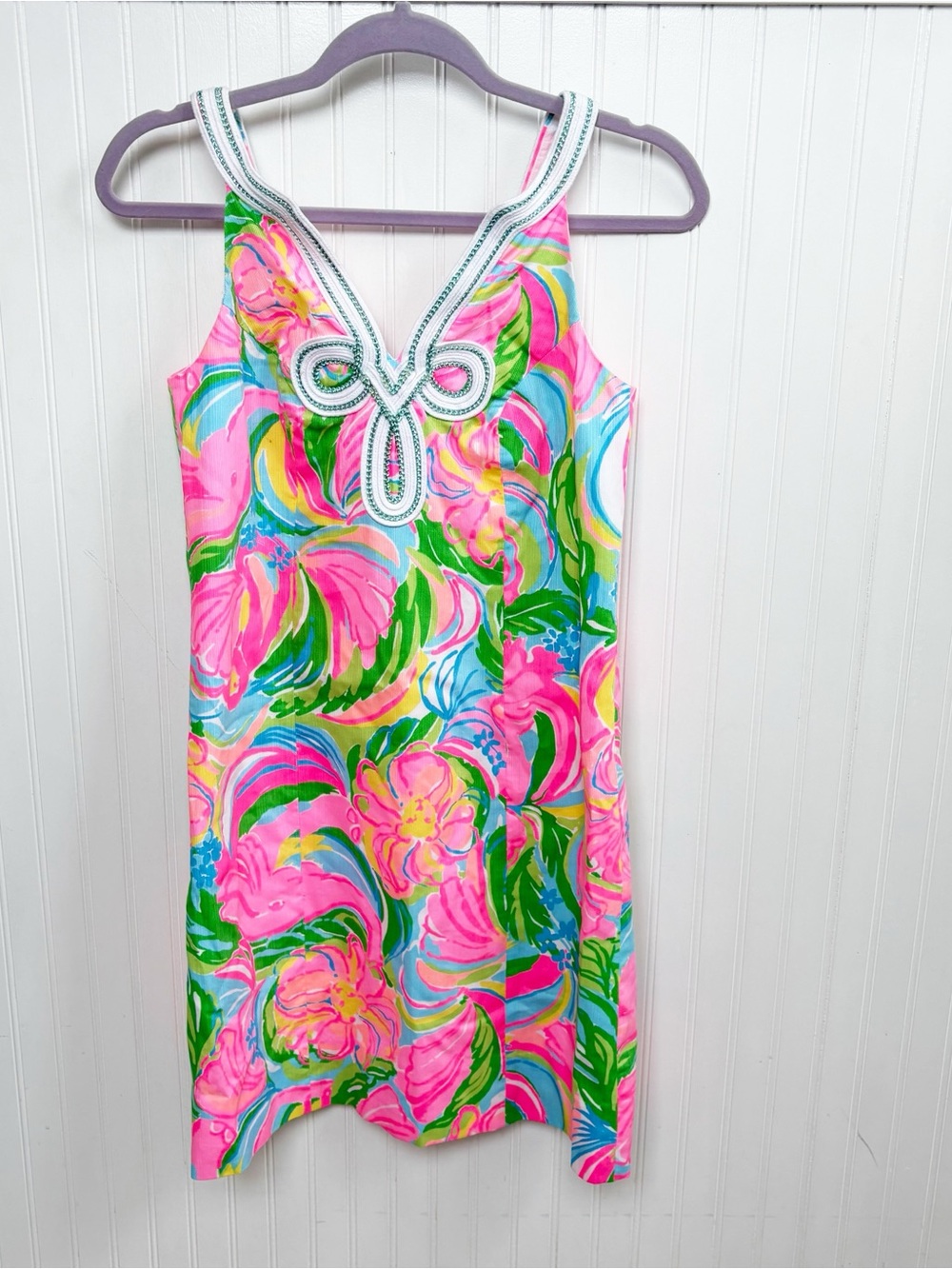 Lilly Pulitzer Tessa Shift Dress Women’s Size 0 So A Peeling Floral Print